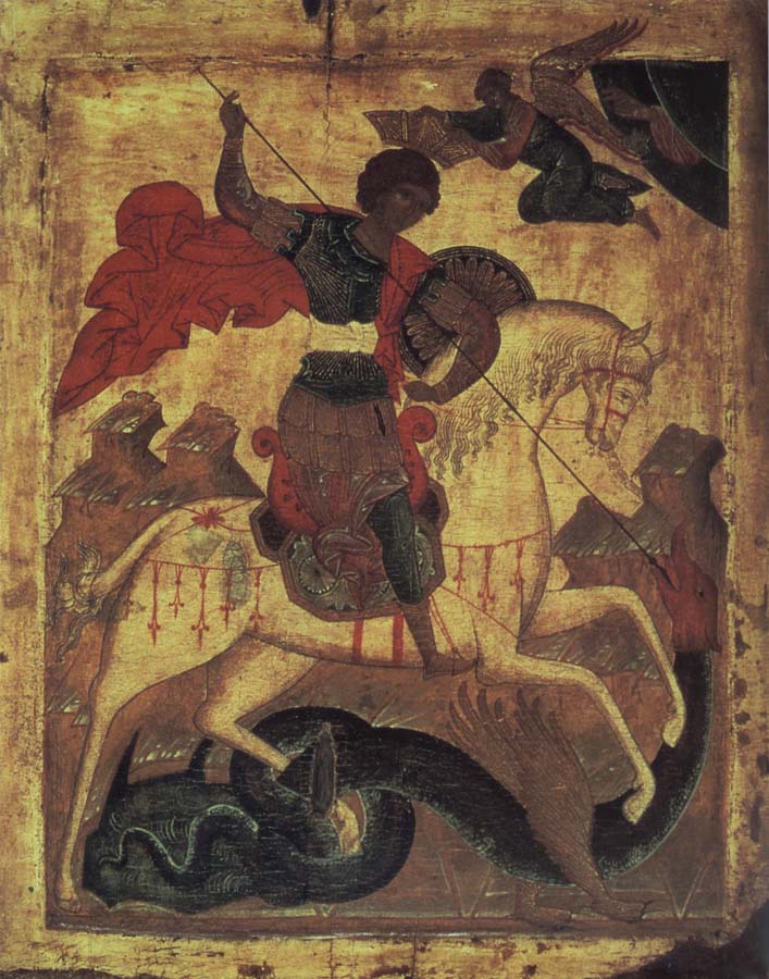 The holy Georg and the dragon